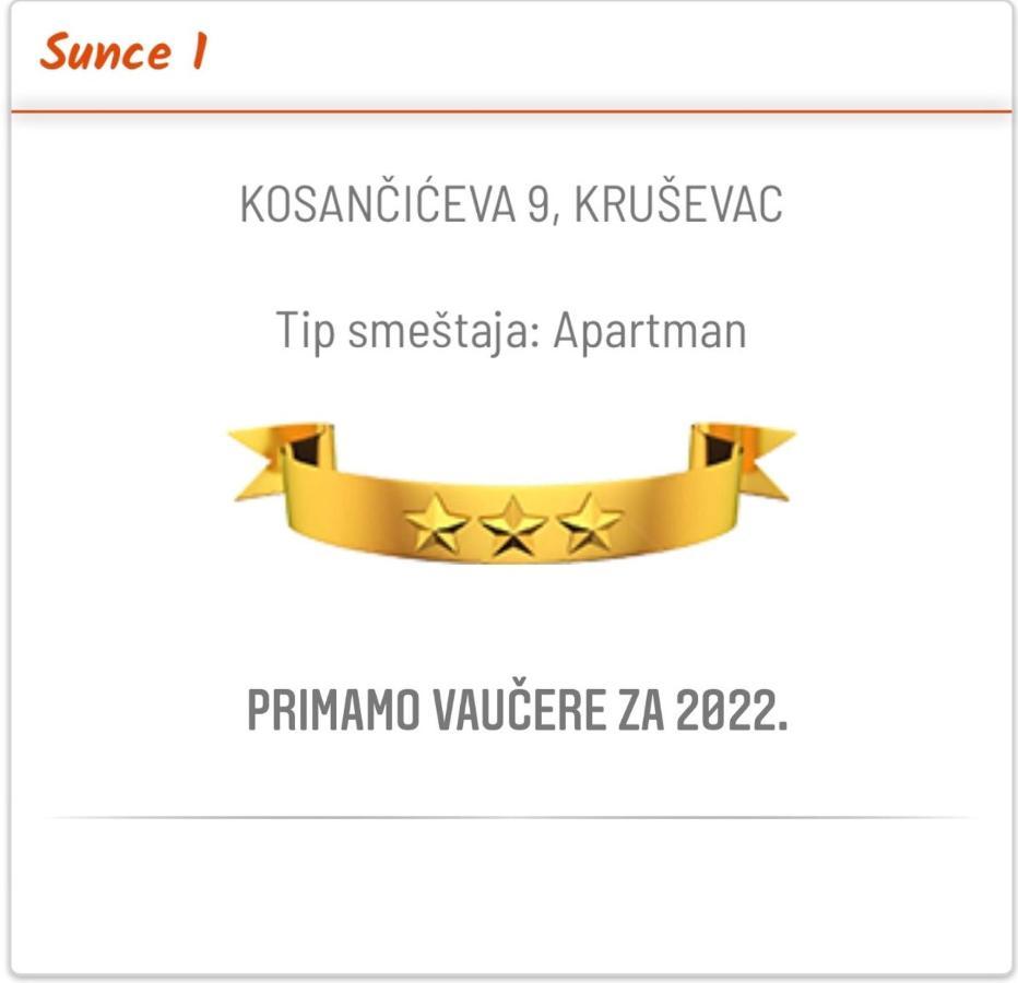 Sunce Kruševac Exterior foto